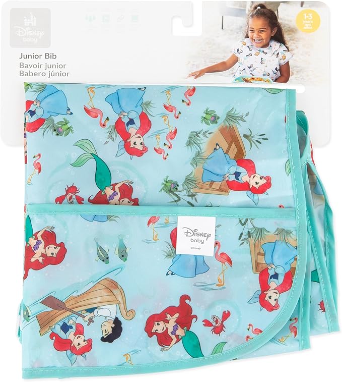 Bumkins Bibs - Toddler Bibs, Waterproof, Large for 1-3 Years, Short Sleeve-BubblyBeeBaby