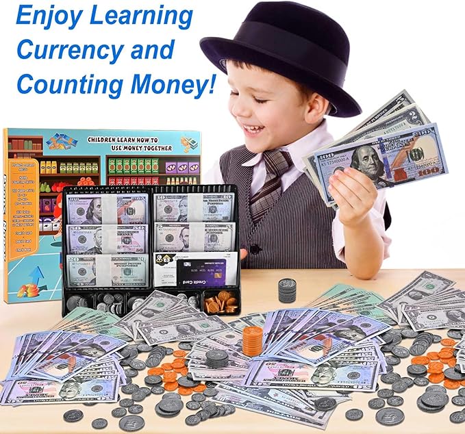 GOLDGE 333-Piece Math Set for Kids 3-8: Number Learning Toys Develop Early Math Skills, Preschool Games for Boys & Girls, Multicolored Educational Toy Kit (Second Edition-333PCS)-BubblyBeeBaby