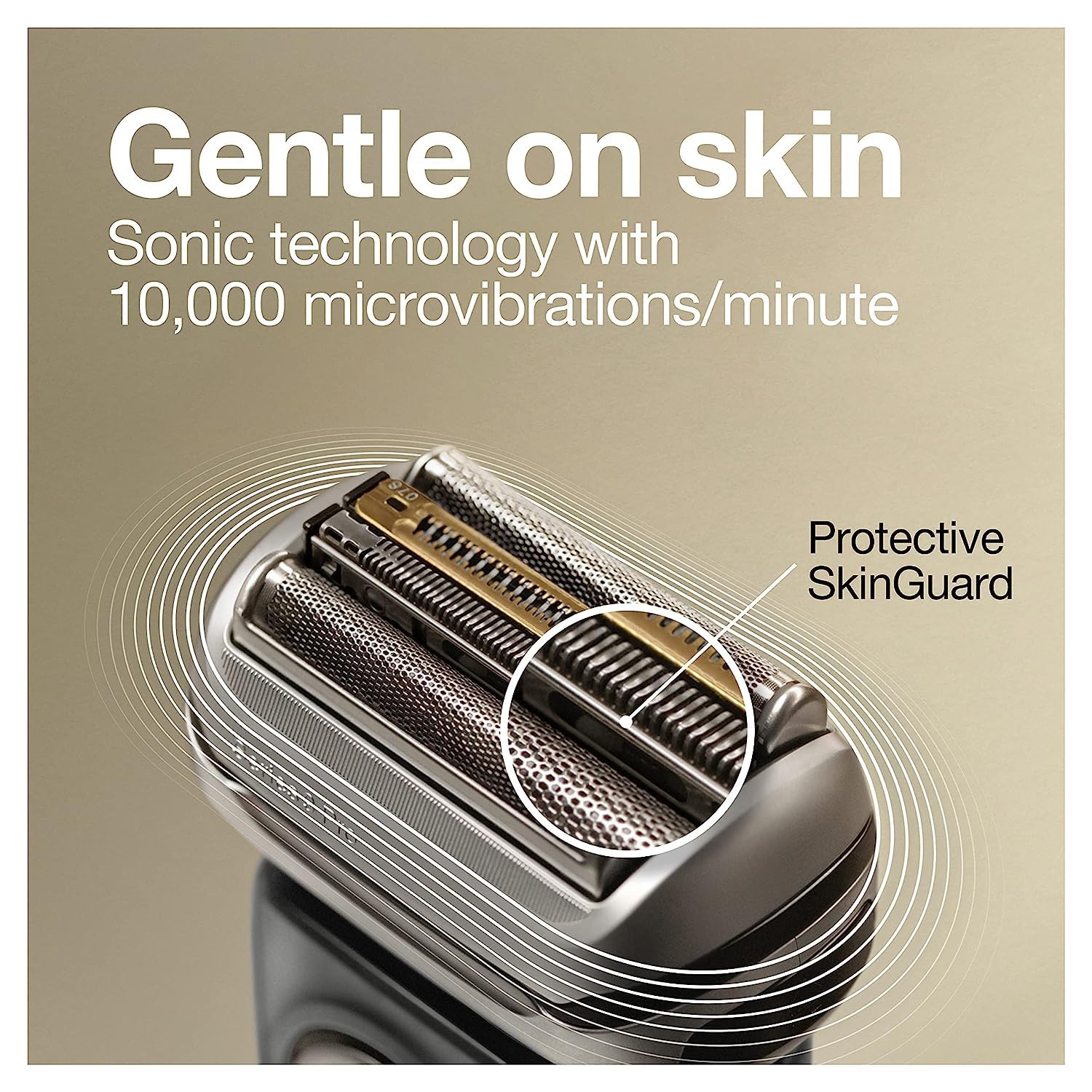 Braun Electric Razor for Men, Series 9 Pro 9465cc Wet & Dry Electric Foil Shaver with ProLift Beard Trimmer, Cleaning & Charging SmartCare Center, Head Shavers for Bald Men, Noble Metal