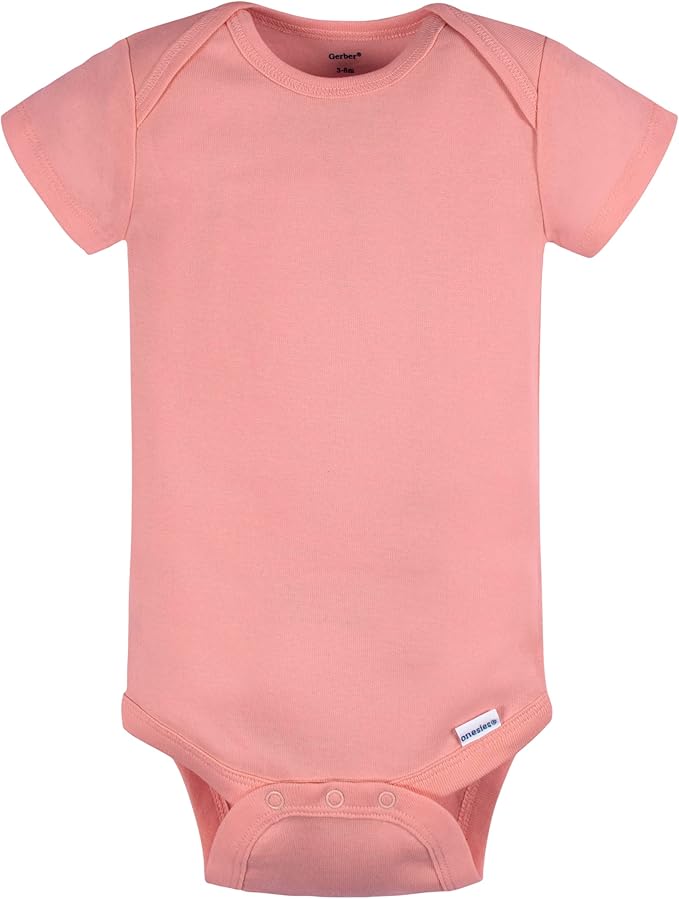 Gerber baby-boys 5 Pack Onesies Multi-packs Bundle Interlock 180 Gsm-BubblyBeeBaby