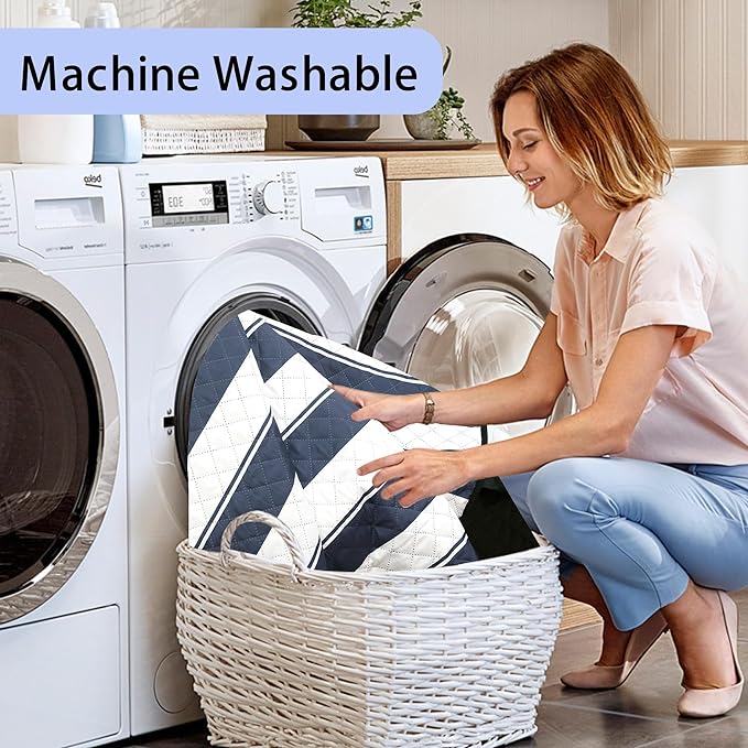 HX&OD Outdoor Picnic Blanket Extra Large, 80”x60” Waterproof Picnic Mat Foldable Camping Blanket Portable with Carry Strap for Beach Mat (Bule)-BubblyBeeBaby