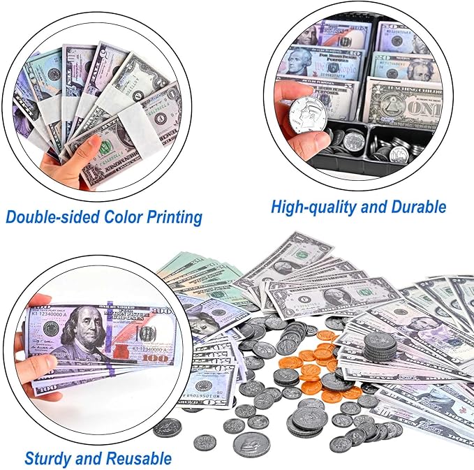 GOLDGE 333-Piece Math Set for Kids 3-8: Number Learning Toys Develop Early Math Skills, Preschool Games for Boys & Girls, Multicolored Educational Toy Kit (Second Edition-333PCS)-BubblyBeeBaby