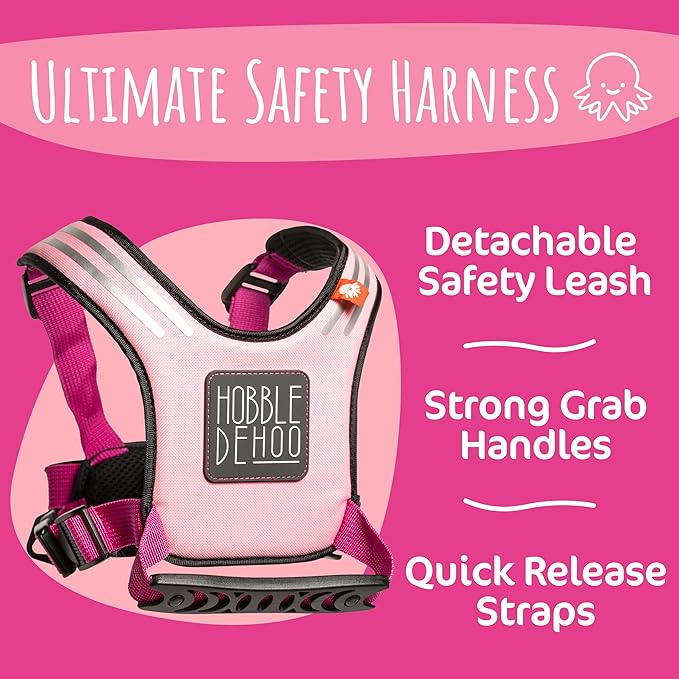 Hobbledehoo Safety Harness For Kids & Toddlers Aged 2-7 Years, Child Harness For Walking & Play Autism Safety Awareness-BubblyBeeBaby
