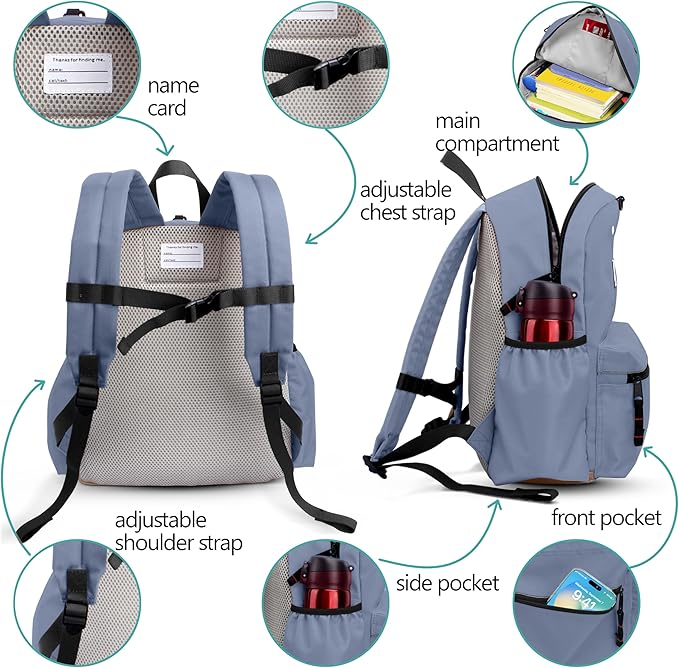 Kids Backpack for Boys: Boys Backpack 6-10 - Kindergarten Elementary School Bookbag for Boy-BubblyBeeBaby