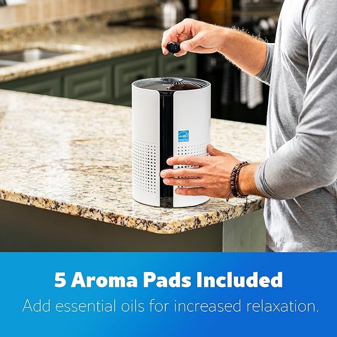 Kenmore PM1010 Air Purifiers for Bedroom Up to 348 Sq.Foot with H13 True HEPA Filter, Child Lock, Sleep Mode for Small Rooms-BubblyBeeBaby