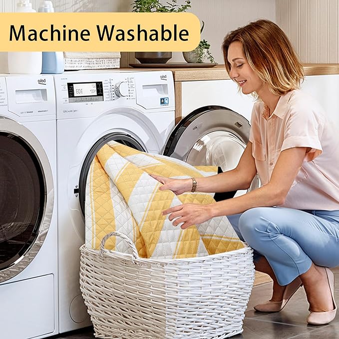 HX&OD Extra Large Picnic Outdoor Blanket, 80”x60” Waterproof Picnic Mat Foldable Camping Blanket Portable with Carry Strap for Beach Mat Outdoor Camping Party(Yellow)-BubblyBeeBaby