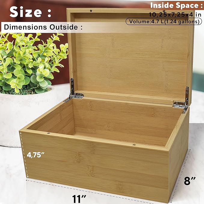 1st Mothers Day Gifts for Daughter - The Only Thing Better Than Being Your Mother Is Watching You Be A Mom, Personalized Keepsake Boxes for Memories Large, Acacia Wood, Happy Mothers Day, 11x8x4.75 in-BubblyBeeBaby