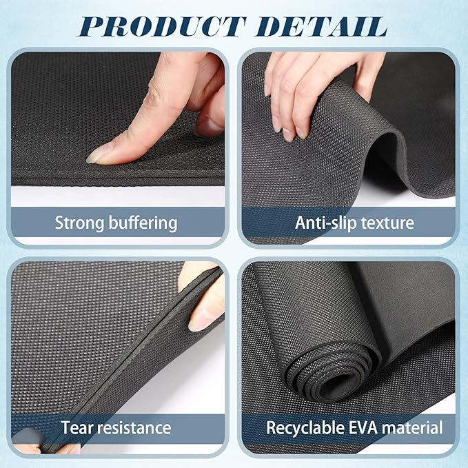 10 Pack Yoga Mats Bulk, 68'' x 24'' x 4mm Thick Yoga Mats for Kids and Adult Gym Mats Bundle Latex Free Exercise Mats with Non Slip Texture for Outdoor Yoga, Pilates or Workout-BubblyBeeBaby