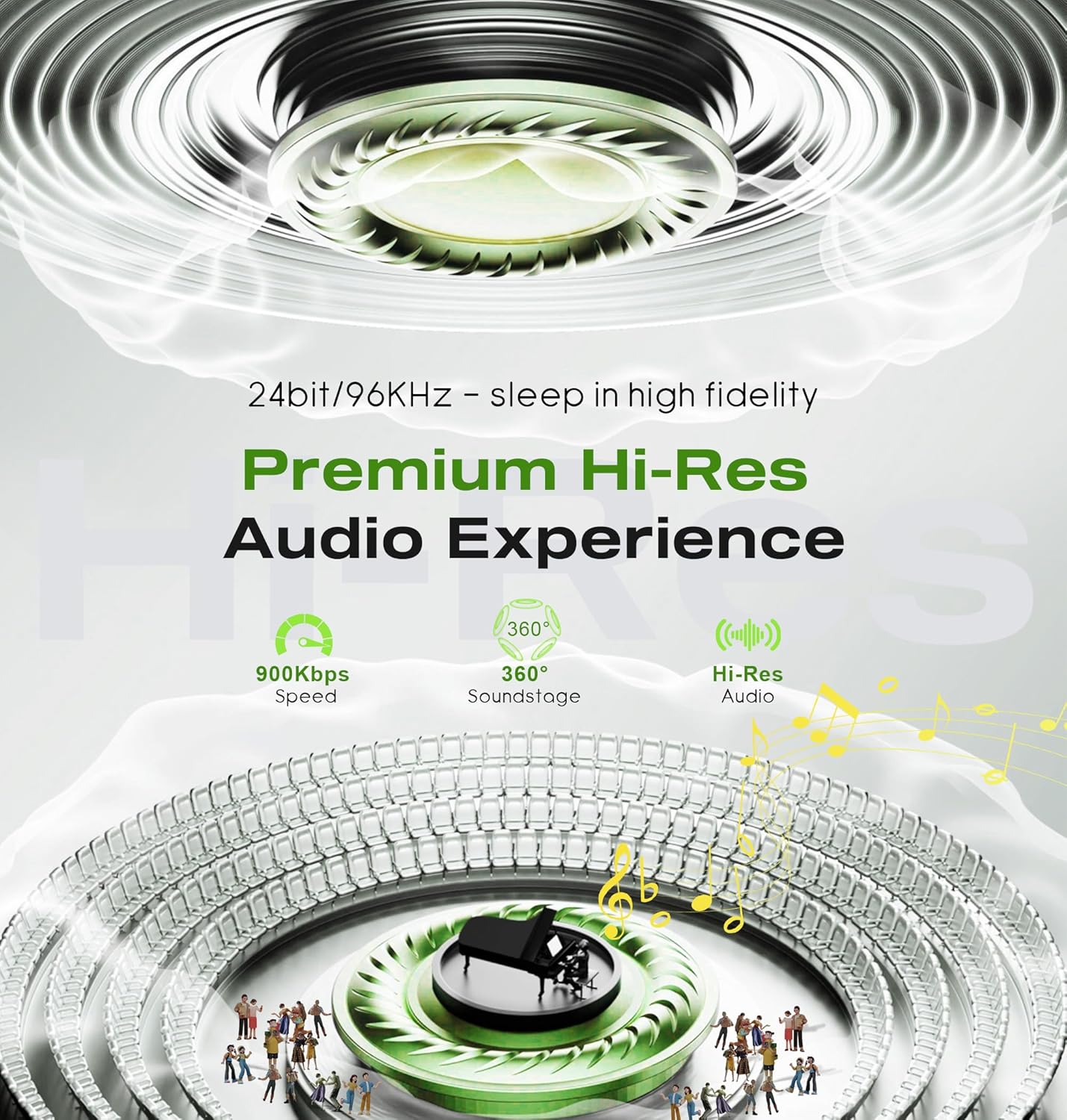 MUSICOZY Sleep Headphones with Bluetooth 5.4 Sleep Mask, Removable 3D Eye Cups for Zero Pressure Comfort, Wireless Bluetooth Eye Mask for Sleeping with Timer, Gifts for Men Women