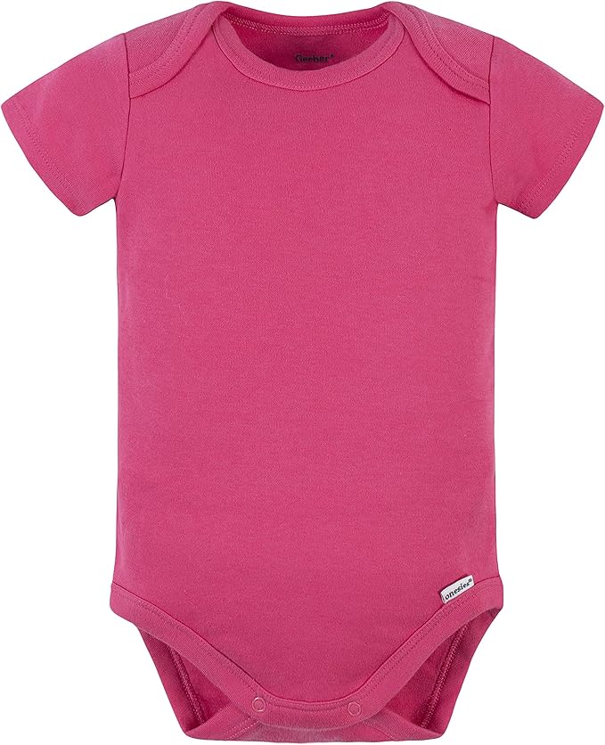 Gerber baby-boys 5 Pack Onesies Multi-packs Bundle Interlock 180 Gsm-BubblyBeeBaby