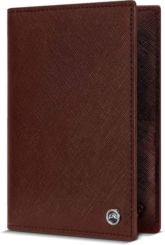 2 Passport Holder - Travel Essentials, RFID Blocking Wallet Credit Card Organiser, Plain Accessories Slim Cover For Men & Women-BubblyBeeBaby