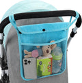 Accmor Universal Stroller Organizer, Mesh Bag Fits for Uppababy, Nuna, Britax, Doona Strollers, Non-Slip Adjustable Stroller Mesh Cargo Net Storage Caddy Accessories