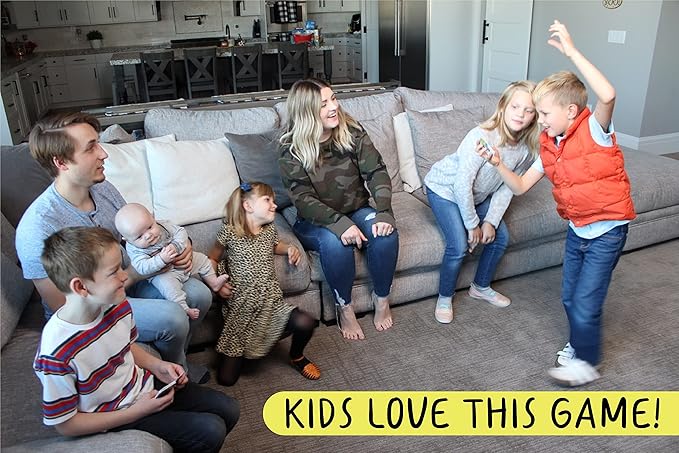 It's in The Bag! Jr. - A Charades Game for Kids and Family! - Interactive Picture Charades Board Games for Family Night, Board Games for Kids 4-6/6-8/8-12 - Games for Family Game Night with Kids-BubblyBeeBaby