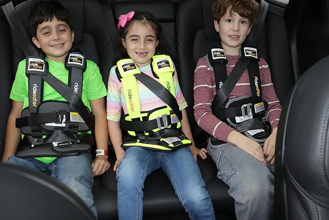 Large Yellow, Lightweight, Compact, Portable Car Seat - Perfect for Travel and Everyday Child Safety-BubblyBeeBaby