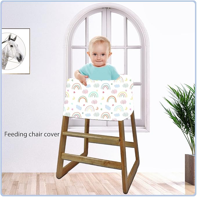 Car Seat Covers for Babies - Multi- use Nursing Carseat Canopy, Breastfeeding Covers, Baby Shower Gifts for Boys and Girls (Rainbow)-BubblyBeeBaby