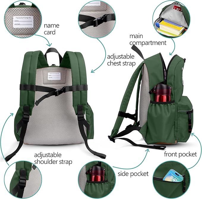 Kids Backpack for Boys: Boys Backpack 6-10 - Kindergarten Elementary School Bookbag for Boy-BubblyBeeBaby