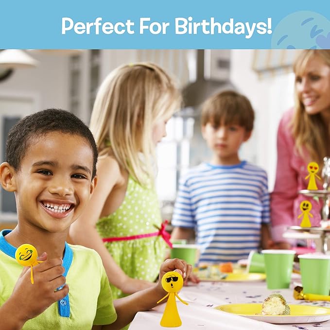 IPIDIPI TOYS Jumping Poppers – Pack of 24 – Spring Launcher Toys for Kids - Fun Party Favors, Goodie Bag Stuffers, Classroom Rewards, Birthday Games, and Holiday Prizes-BubblyBeeBaby