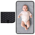 Accmor Portable Diaper Changing Pad, Waterproof Baby Changing Mat, Foldable Portable Travel Changing Pads for Baby, Black