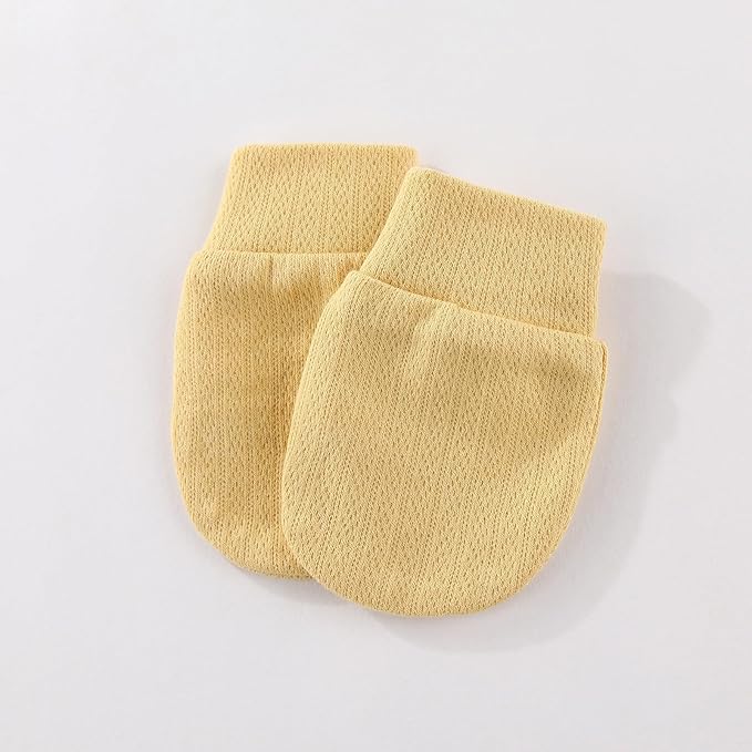 5 Pairs Baby Not Scratch Mittens 0-6 Months New Born Boy Girl Gloves Cute Infant Accessories-BubblyBeeBaby