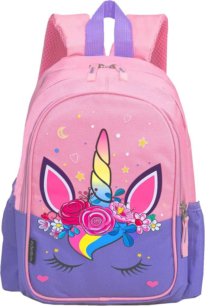 12 Inch Kids Toddler Preschool Travel Backpack Cute Cartoon Daypack-BubblyBeeBaby
