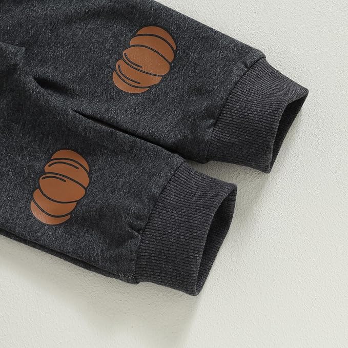 0-4T Toddler Boy Girl Halloween Outfit Fall Clothes Ghost Long Sleeve Sweatshirt Top Pants Baby Halloween Clothes-BubblyBeeBaby