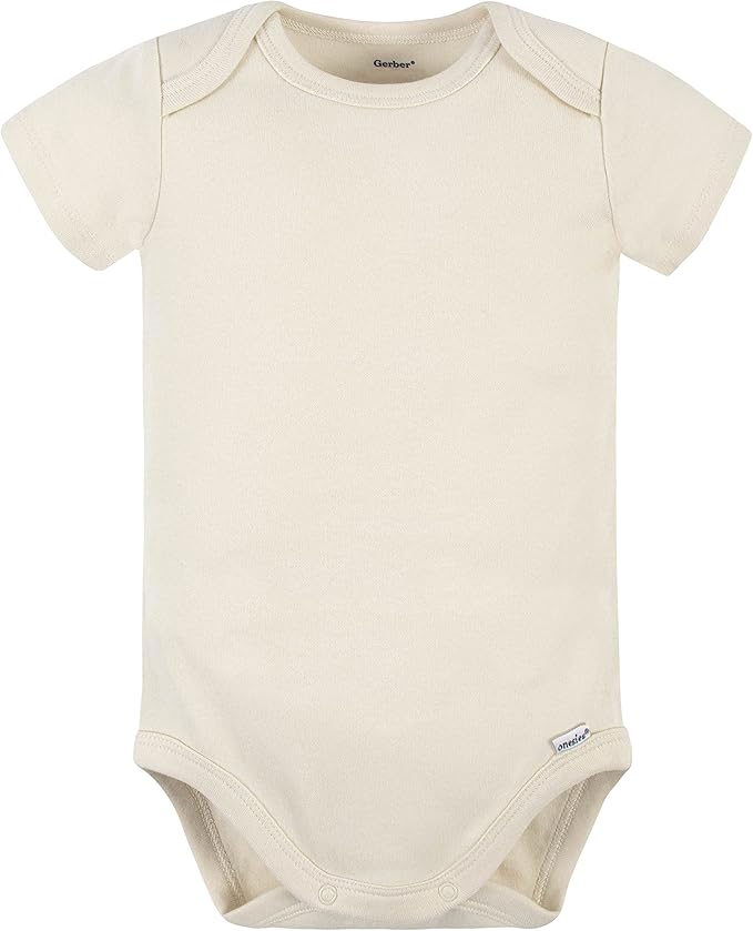 Gerber baby-boys 5 Pack Onesies Multi-packs Bundle Interlock 180 Gsm-BubblyBeeBaby