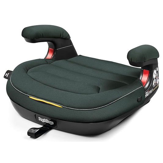 Peg Perego Viaggio Shuttle - Booster Car Seat - for Children from 40 to 120 lbs - Made in Italy - Metal (Sage Green)-BubblyBeeBaby