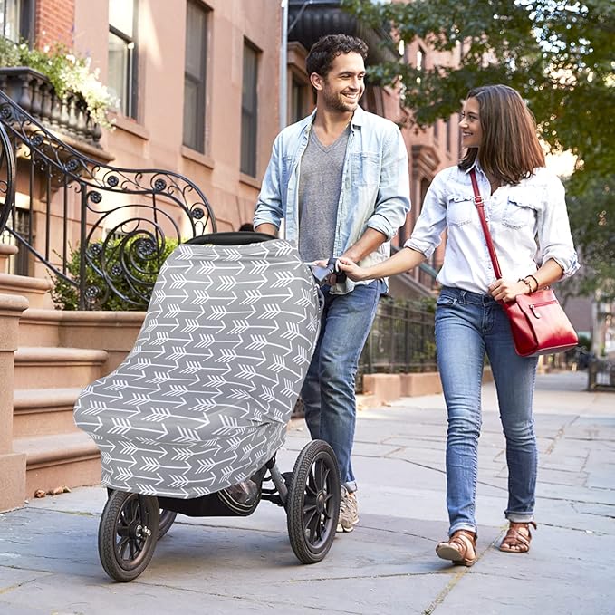 Yoofoss Nursing Cover Breastfeeding Scarf - Baby Car Seat Covers, Infant Stroller Cover, Carseat Canopy for Girls and Boys-BubblyBeeBaby