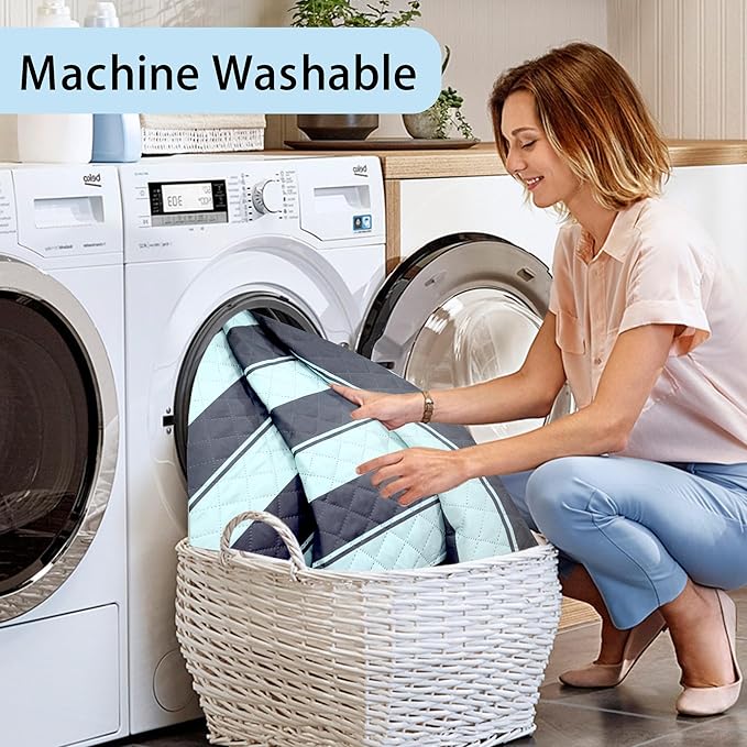 HX&OD Extra Large Picnic Outdoor Blanket, 80”x80” Waterproof Picnic Mat Foldable Camping Blanket Portable with Carry Strap for Beach Mat Outdoor Camping Party(Grey&Green)-BubblyBeeBaby