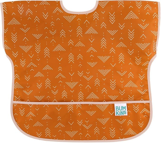 Bumkins Bibs - Toddler Bibs, Waterproof, Large for 1-3 Years, Short Sleeve-BubblyBeeBaby