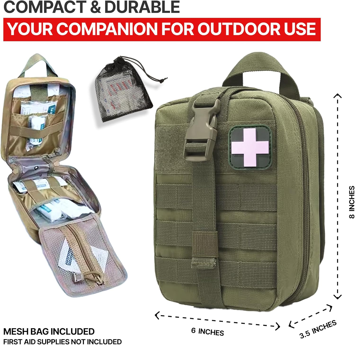 MOLLE Rip Away EMT First Aid IFAK Pouch Medical Empty Bag