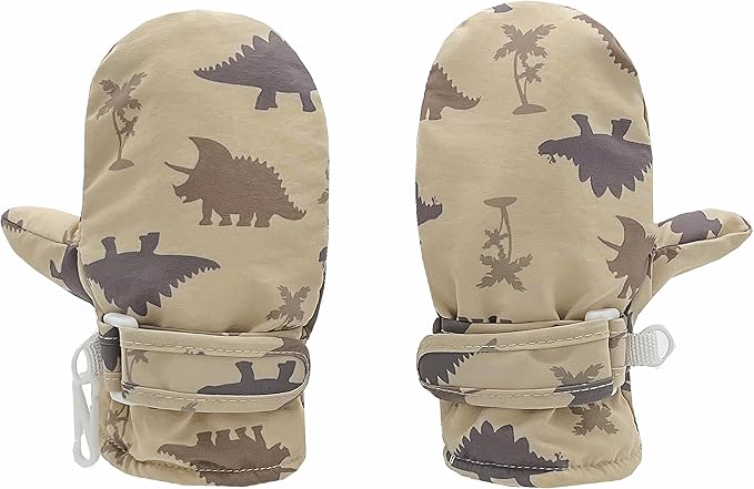 Toddler Gloves Kids Mittens Winter Warm Lined Fleece Gloves Waterproof Snow Baby Mitten for Boys Girls-BubblyBeeBaby