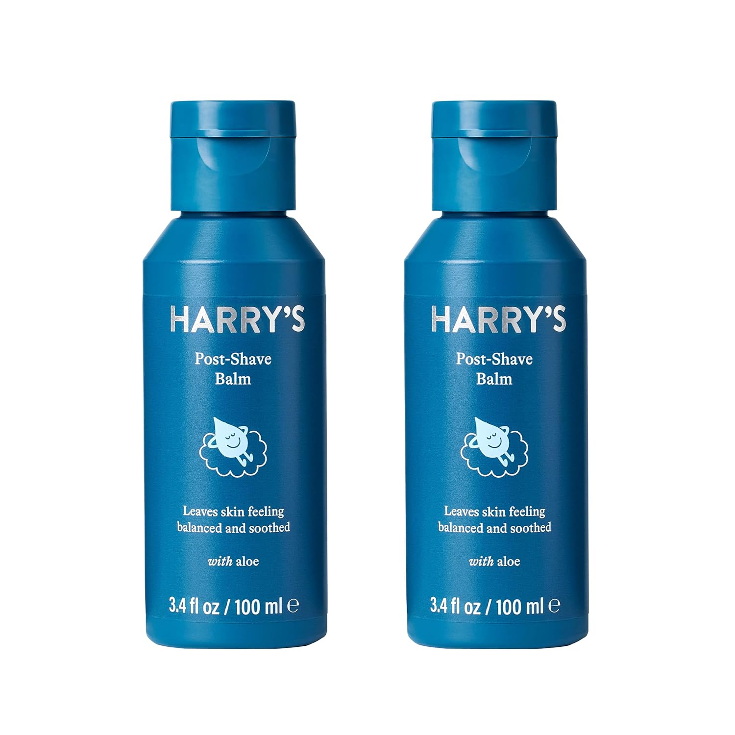 Harry's Shaving Razors for Men includes a Razor and 3 Razor Blade Refills (Ember) & Post Shave - Post Shave Balm for Men - 3.4 Fl Oz (Pack of 2) (packaging may vary)