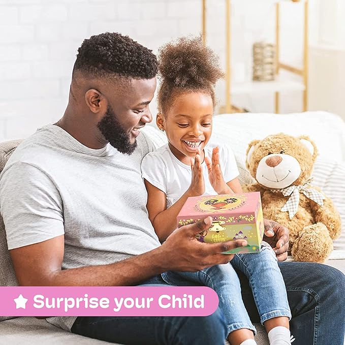 Jewelkeeper Jewelry Box for Girls - Black Ballerina Doll & Music Box - Swan Lake Tune - Jewelry Organizer - 6x5x4-Inch-BubblyBeeBaby