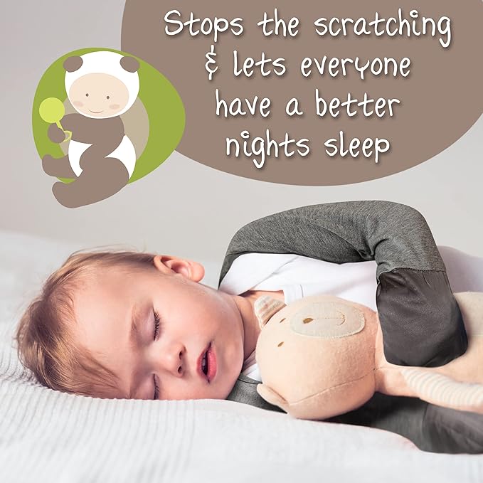 Eczema Mitten Scratch Sleeves | Eczema Treatment Eczema Clothing-BubblyBeeBaby