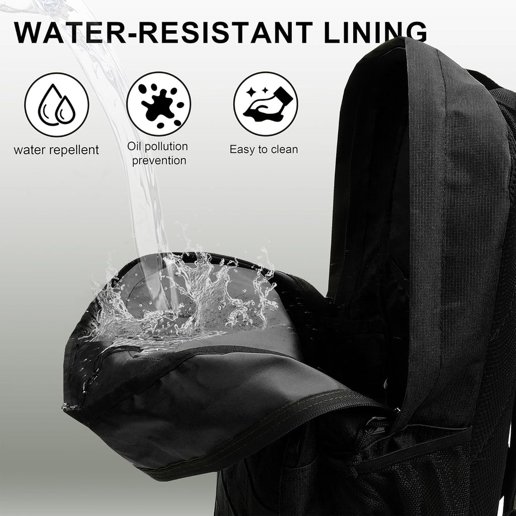 Wrangler Tradesman Backpack, Water Resistant Casual Daypack for Travel Work School, Unisex Laptop Backpack with Notebook Sleeve