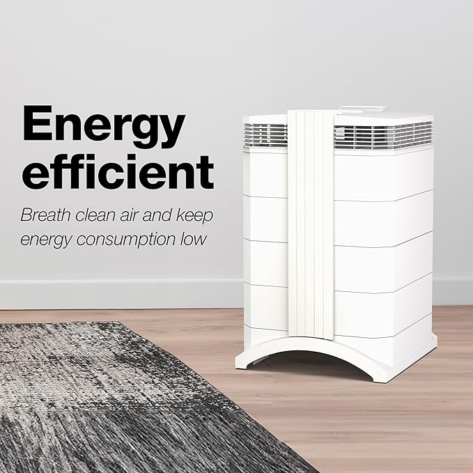 IQAir HealthPro Compact XE Air Purifier - 2-Pack - Compact HyperHEPA Fration for Rooms up to 2480 sq ft - Allergens, Smoke, Dust, Mold, Pet Dander, Swiss Made, WiFi Enabled-BubblyBeeBaby