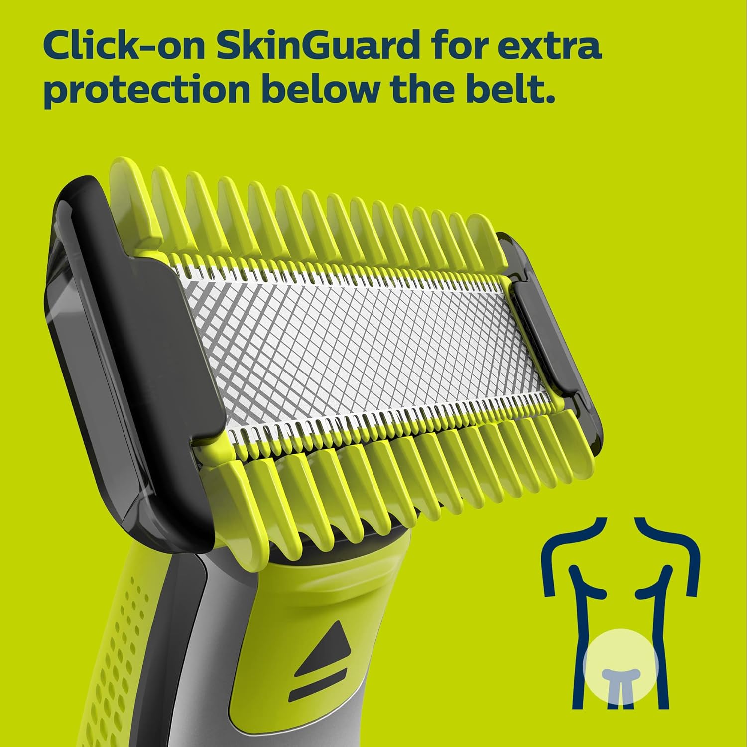 Philips Norelco OneBlade Face + Body Hybrid Electric Trimmer and Shaver, QP2630/70