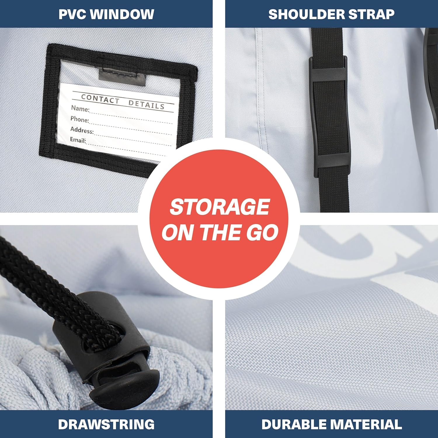 Bramble Infant Car Seat Travel Bag for Airplane - Waterproof Car Seat Cover for Airplane Travel 34" - Booster Seat Travel Bag Carseat Carrier for Airport