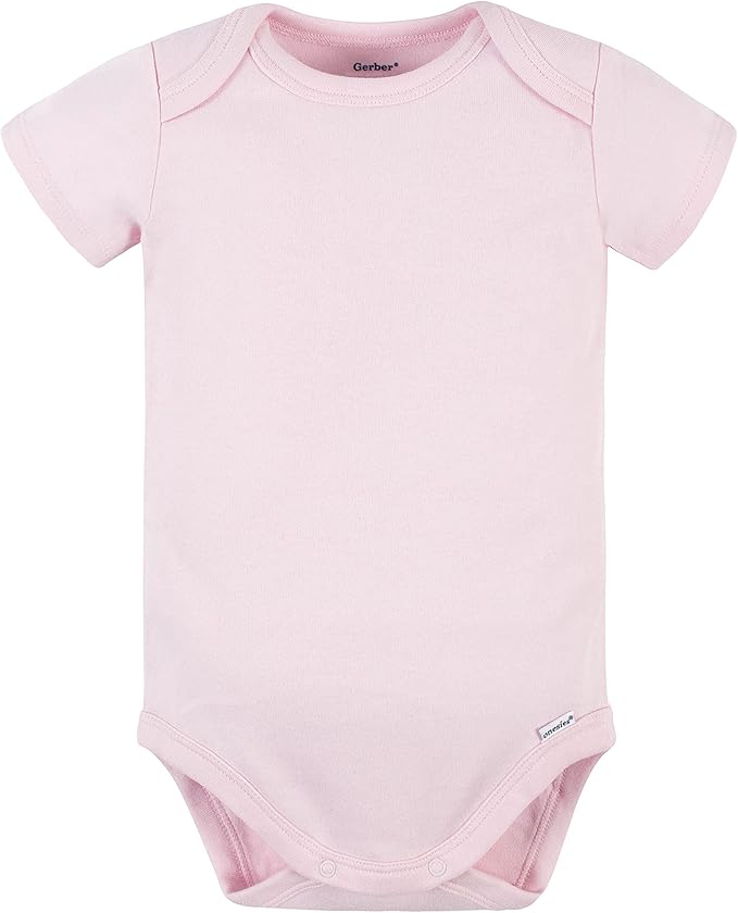 Gerber baby-boys 5 Pack Onesies Multi-packs Bundle Interlock 180 Gsm-BubblyBeeBaby