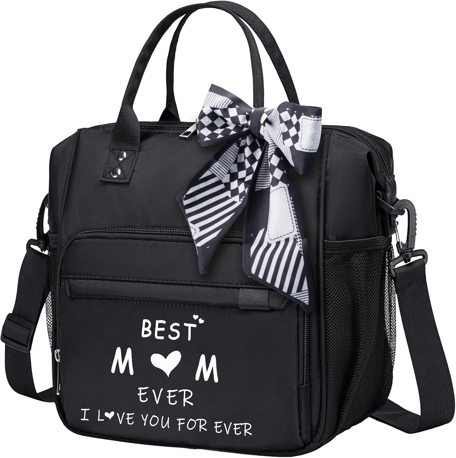 TuErCao Mom Lunch Bag Useful Unique Mother's Day & Birthday Gifts from Daughter Son Husband Insulated Personalized Lunch Box for Work
