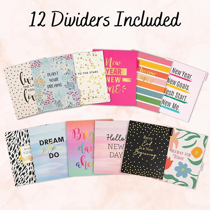 2025-2026 Monthly Large Planner- Daily, Weekly & Monthly Organizer with 3 Pens & Stickers - Organized Chaos Pink, January 2025 to June 2026, Stylish & Durable-BubblyBeeBaby