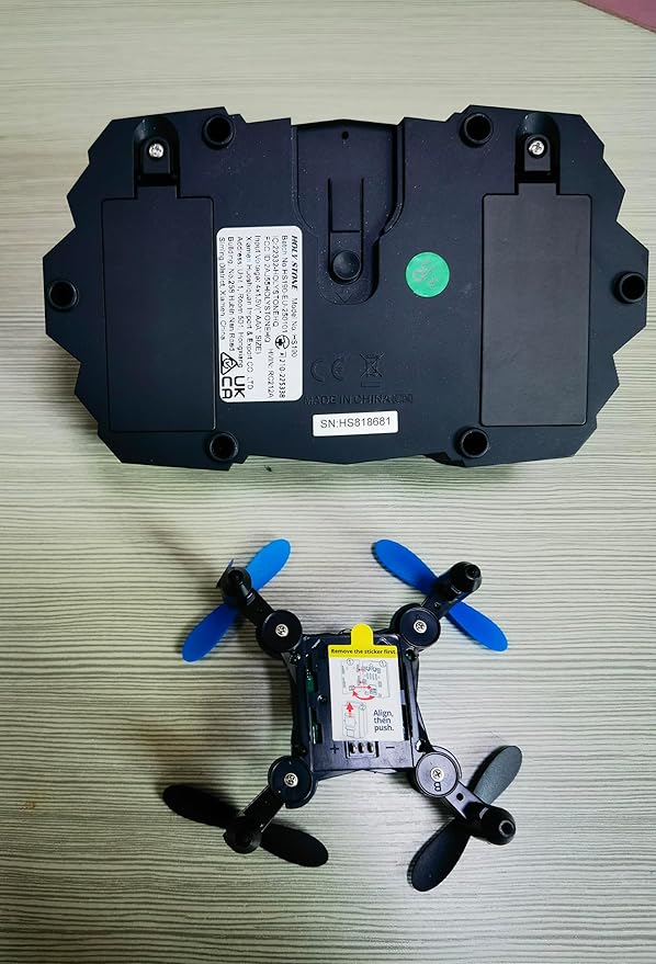 Holy Stone HS190 Foldable Mini Drone for Kids Beginners, RC Nano Quadcopter with Altitude Hold, 3D Flips, High Speeds Rotation, Headless Mode, Throw to Go, One Key Return, Great Gift Toys for Boys and Girls, Blue-BubblyBeeBaby