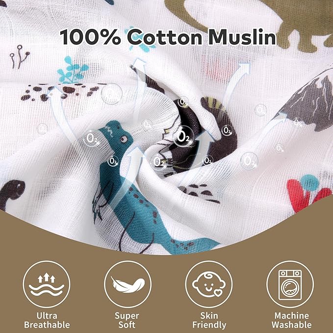 Rquite Muslin Car Seat Cover Baby, Carseat Covers Baby Boy Girl, Breathable Lightweight Infant Car Seat Cover, Baby Carrier Cover Car Seat Canopy Stroller Sun Shade for Summer & Hot Day, Universal Fit-BubblyBeeBaby