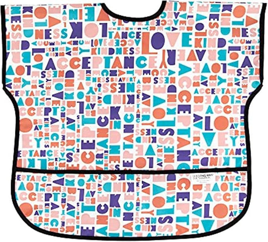 Bumkins Bibs - Toddler Bibs, Waterproof, Large for 1-3 Years, Short Sleeve-BubblyBeeBaby