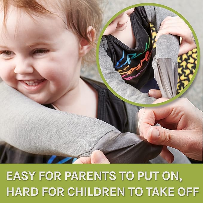 Eczema Mitten Scratch Sleeves | Eczema Treatment Eczema Clothing-BubblyBeeBaby