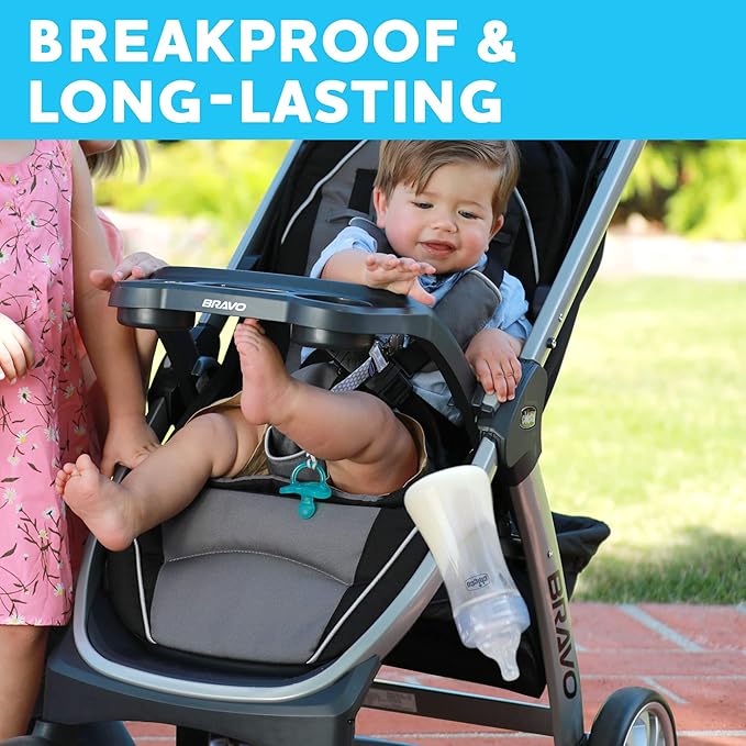 Chicco Duo 9oz. Hybrid Baby Bottle with Invinci-Glass Inside and Plastic Outside | Dishwasher, Bottle Warmer, and Electric Sterilizer Safe | Intui-Latch Nipple | Clear/Grey-BubblyBeeBaby