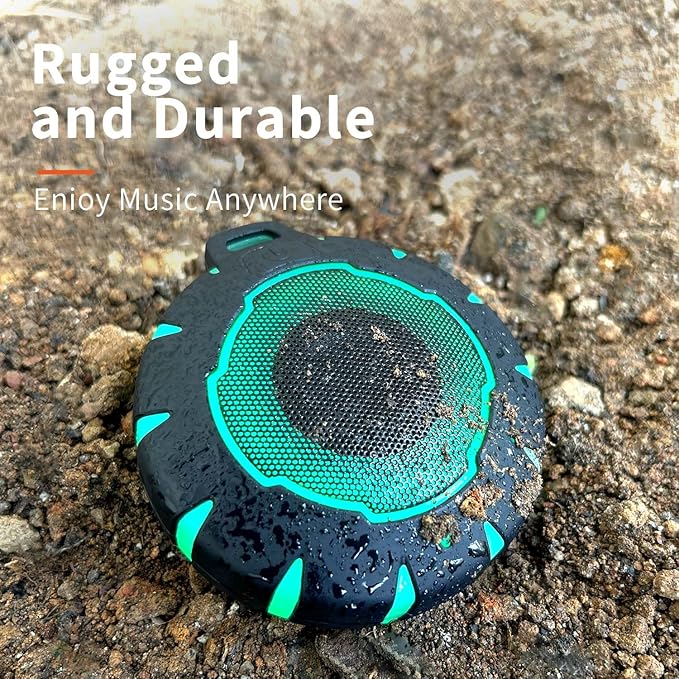 HEYSONG Bluetooth Shower Speaker + Waterproof Phone Pouch – Rugged & Ready for Any Wet Adventure-BubblyBeeBaby