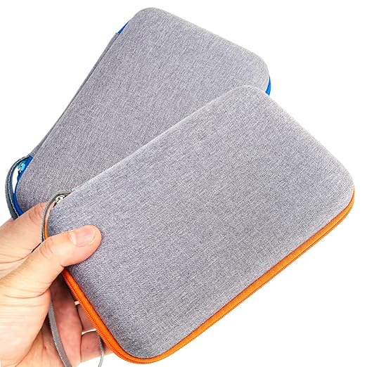 JCHPINE Hard Carrying Case for GiiKER Super Blocks Puzzle Game, Protective Storage Holder for GiiKER Brain Teaser Puzzles Interactive Handheld Game Console Accessories (Orange Case only)-BubblyBeeBaby