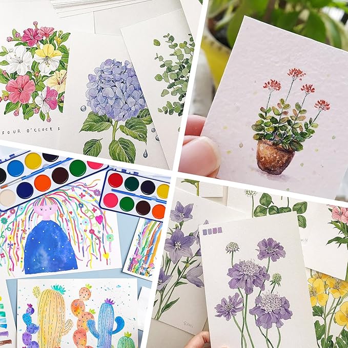 18 Pack Watercolor Paint Set for Kids, 12 Colors Watercolors Paints with Paint Brush, Kids Watercolor Paint Set for Party Favor, Classroom.-BubblyBeeBaby